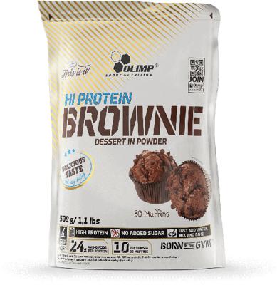 Olimp Hi Protein Brownie, 500 g Beutel, Schokolade no-limit-fitness-and-fight-shop.myshopify.com