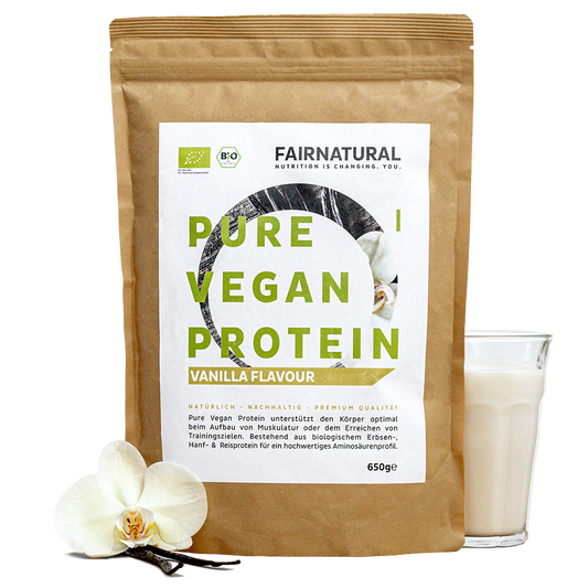 Veganes Proteinpulver Vanille 650g no-limit-fitness-and-fight-shop.myshopify.com