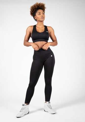 Gorilla Wear - Neiro Seamless Leggings - Black no-limit-fitness-and-fight-shop.myshopify.com