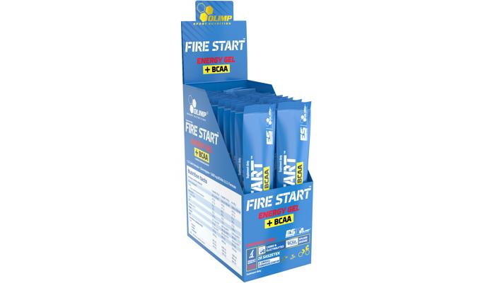 Olimp Fire Start Energy Gel + BCAA, 20 x 36 g Sachets no-limit-fitness-and-fight-shop.myshopify.com