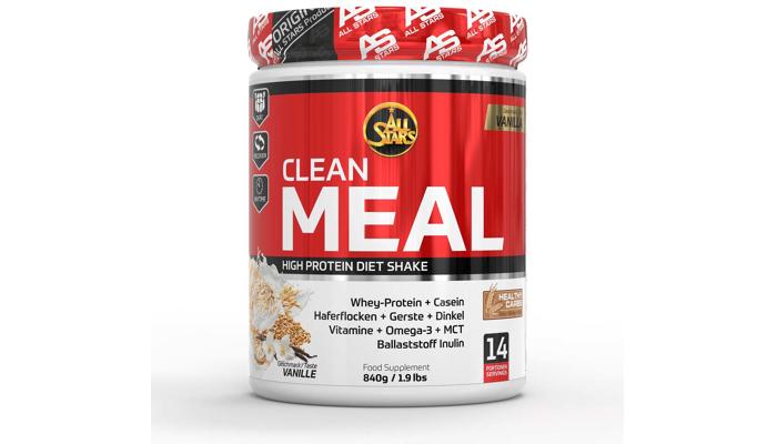 All Stars Clean Meal High Protein Diet Shake, 840 g Dose no-limit-fitness-and-fight-shop.myshopify.com