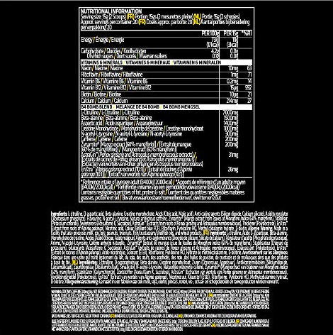 USN B4 Aminos Bomb 180g no-limit-fitness-and-fight-shop.myshopify.com