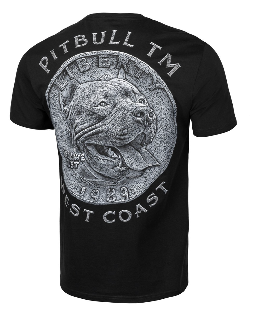 Pitbull Westcoast T-Shirt "Coin" no-limit-fitness-and-fight-shop.myshopify.com