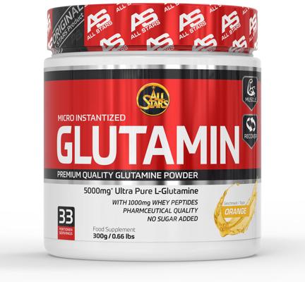All Stars Glutamin Powder, 300 g Dose, Neutral no-limit-fitness-and-fight-shop.myshopify.com