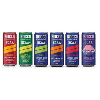 Nocco BCAA Drink 330 ml (24 x 330 ml) no-limit-fitness-and-fight-shop.myshopify.com
