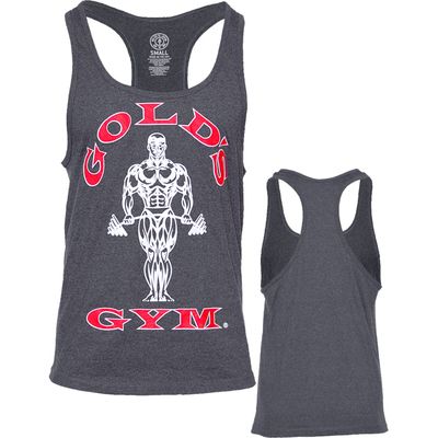 Gold´s Gym Classic Stringer Tank Top - Charcoal - Dunkelgrau no-limit-fitness-and-fight-shop.myshopify.com
