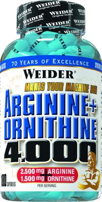 Joe Weider Arginine + Ornithine 4000, 180 Kapseln Dose no-limit-fitness-and-fight-shop.myshopify.com