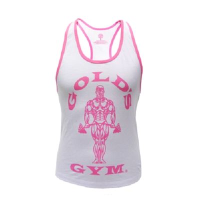 Gold´s Gym - Ladies Loose Fit Tank - white no-limit-fitness-and-fight-shop.myshopify.com