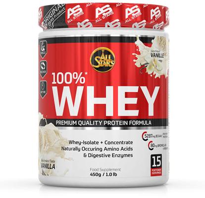 All Stars 100% Whey Protein, 450 g Dose no-limit-fitness-and-fight-shop.myshopify.com