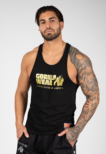 Classic Tank Top - Gold no-limit-fitness-and-fight-shop.myshopify.com