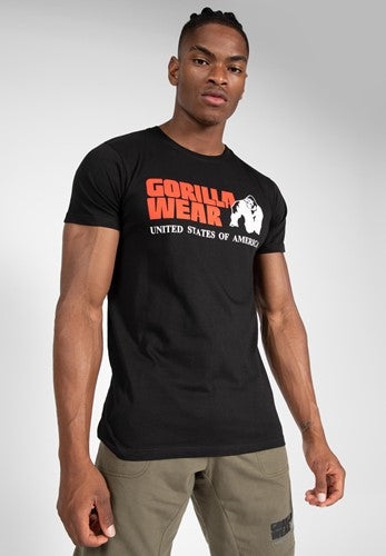 Gorilla Wear - Classic T-shirt - Black no-limit-fitness-and-fight-shop.myshopify.com