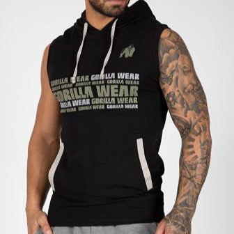 Melbourne Hooded T-shirt - Black no-limit-fitness-and-fight-shop.myshopify.com