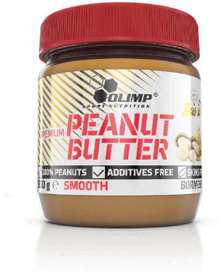 Olimp Premium Peanut Butter, smooth, 350 g Glas no-limit-fitness-and-fight-shop.myshopify.com