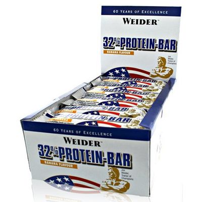 Weider 32% Protein Bar 24x60g no-limit-fitness-and-fight-shop.myshopify.com