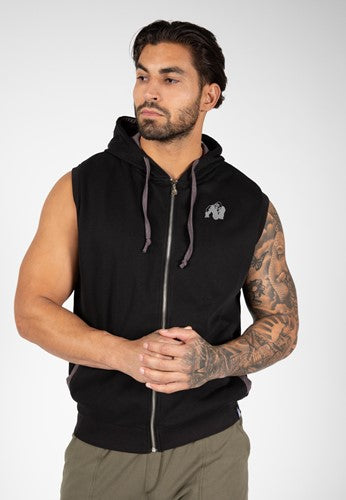 Springfield Zipped Hoodie - Black no-limit-fitness-and-fight-shop.myshopify.com