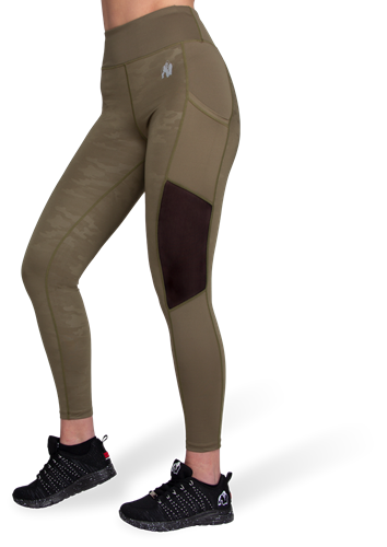 Savannah Mesh Tights - Army Green Camo no-limit-fitness-and-fight-shop.myshopify.com