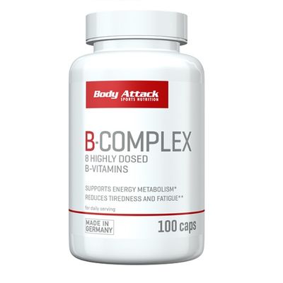 Body Attack B-Complex 100 Kapsel no-limit-fitness-and-fight-shop.myshopify.com