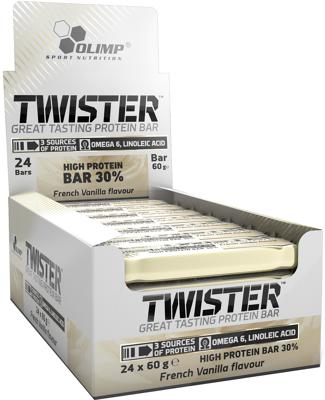 Olimp Twister Bar, 24 x 60 g Riegel, Vanille no-limit-fitness-and-fight-shop.myshopify.com