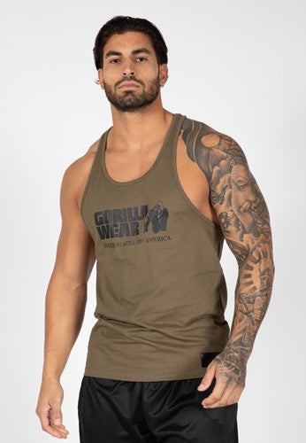 Classic Tank Top - Army Green no-limit-fitness-and-fight-shop.myshopify.com