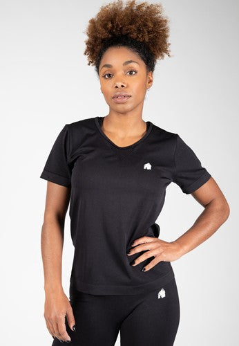 Gorilla Wear - Neiro Seamless T-Shirt - Black no-limit-fitness-and-fight-shop.myshopify.com