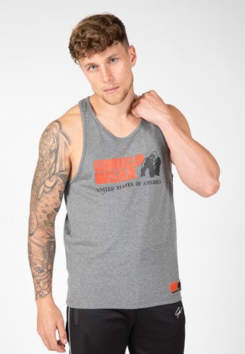 Gorilla Wear - Classic Tank Top - Gray no-limit-fitness-and-fight-shop.myshopify.com