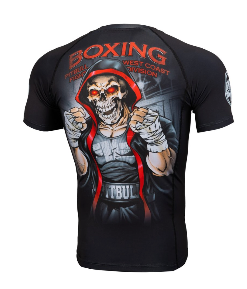 Pitbull Westcoast Rashguard "Boxing" no-limit-fitness-and-fight-shop.myshopify.com