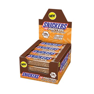 Snickers Hi-Protein Bars Limited Edition - 12x57 - Peanut Butter no-limit-fitness-and-fight-shop.myshopify.com