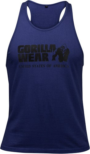 Gorilla Wear - Classic Tank Top - Navy no-limit-fitness-and-fight-shop.myshopify.com