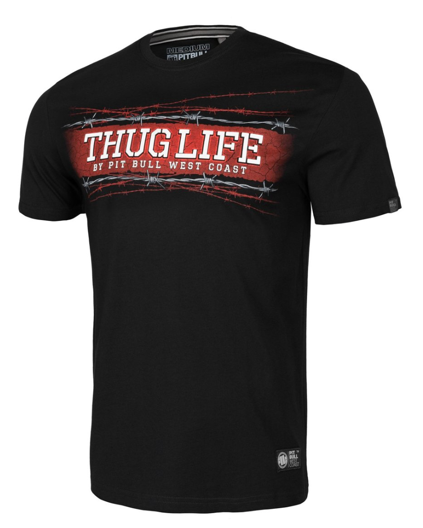 Pitbull Westcoast T-Shirt "Thug 89 Life" no-limit-fitness-and-fight-shop.myshopify.com