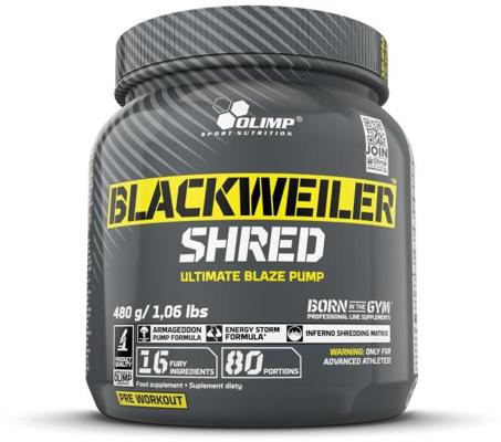 Olimp Blackweiler Shred, 480 g Dose no-limit-fitness-and-fight-shop.myshopify.com