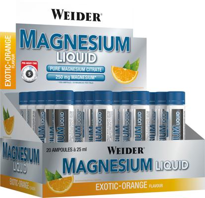 Joe Weider Magnesium Liquid, 20 x 25 ml Ampullen, Exotic Orange no-limit-fitness-and-fight-shop.myshopify.com