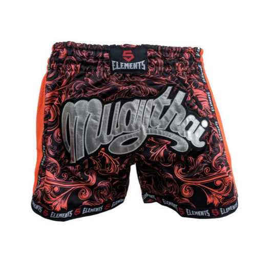 Muay Thai Shorts Orange no-limit-fitness-and-fight-shop.myshopify.com