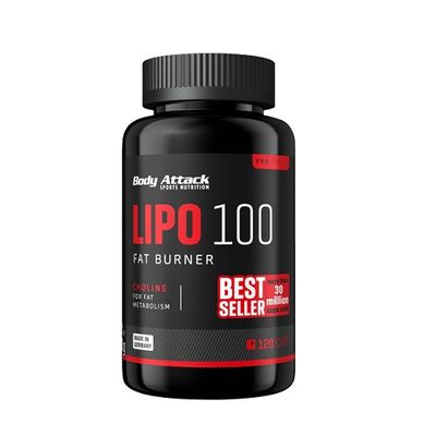 Body Attack Lipo 100 (120 Kapsel) no-limit-fitness-and-fight-shop.myshopify.com