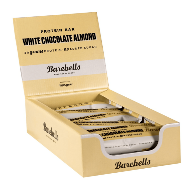 Barebells Protein Bar, 12 x 55 g Riegel, White Chocolate Almond no-limit-fitness-and-fight-shop.myshopify.com
