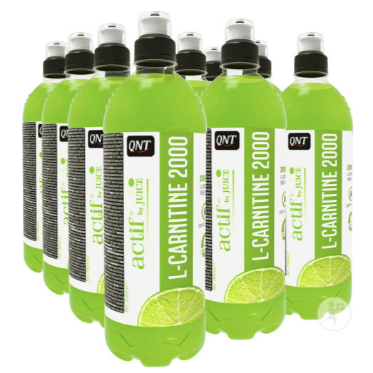 QNT L-Carnitin 2000mg Zitrone-Limette Drink 12x700ml no-limit-fitness-and-fight-shop.myshopify.com