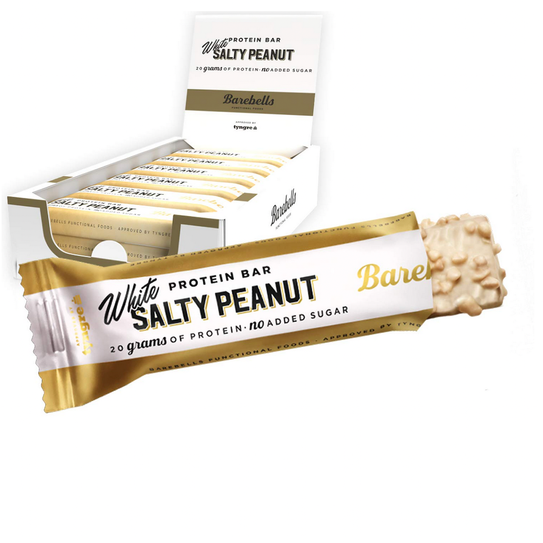 Barebells Protein Bar, 12 x 55 g Riegel, Salty Peanut